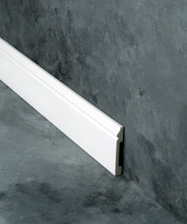 Rodapie Polibreduro Blanco Clasico PS-80