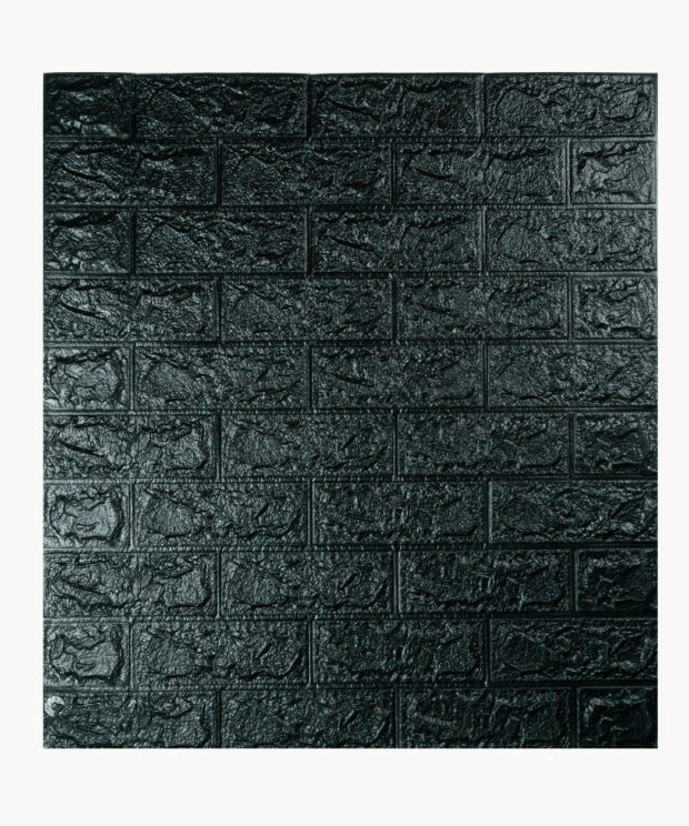 Panel Autoadhesivo Corrugado Negro