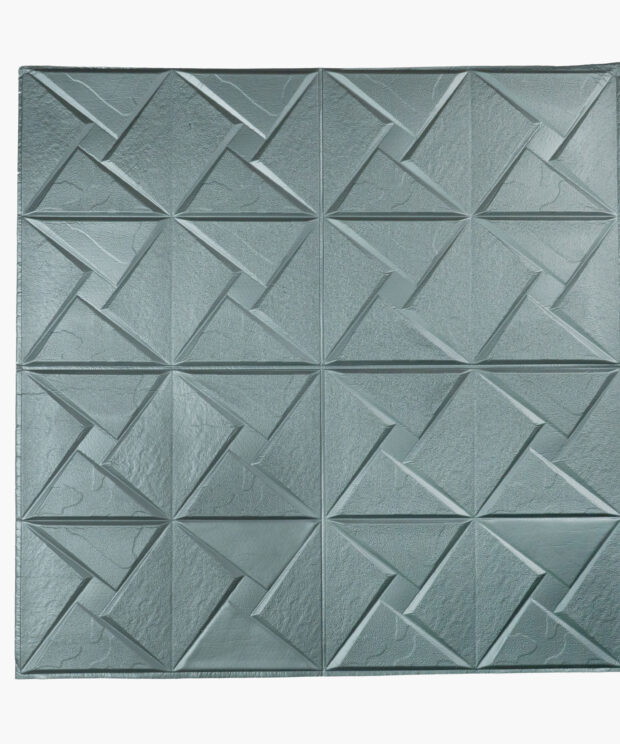 Panel Autoadhesivo Piramide Plata