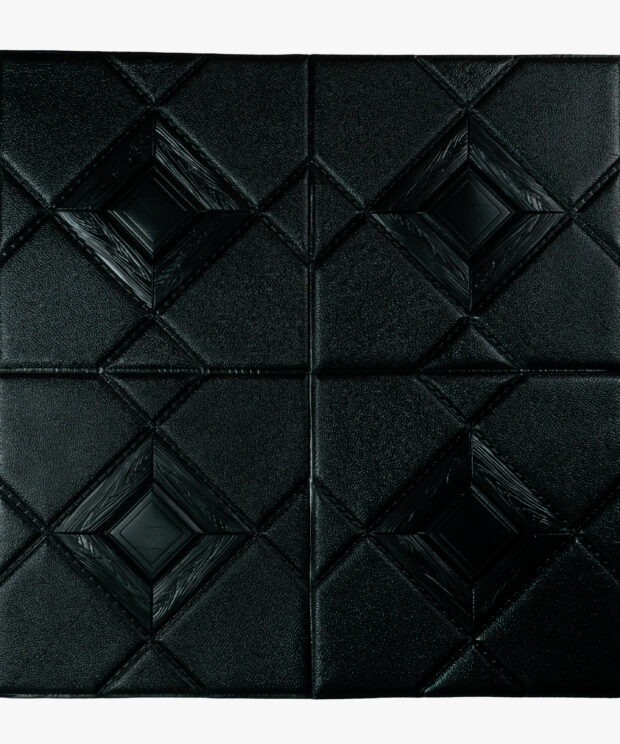 Panel Autoadhesivo Rombo Negro