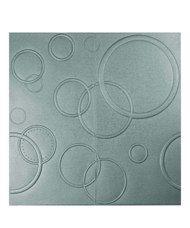 Panel Autoadhesivo Esfera Plateada