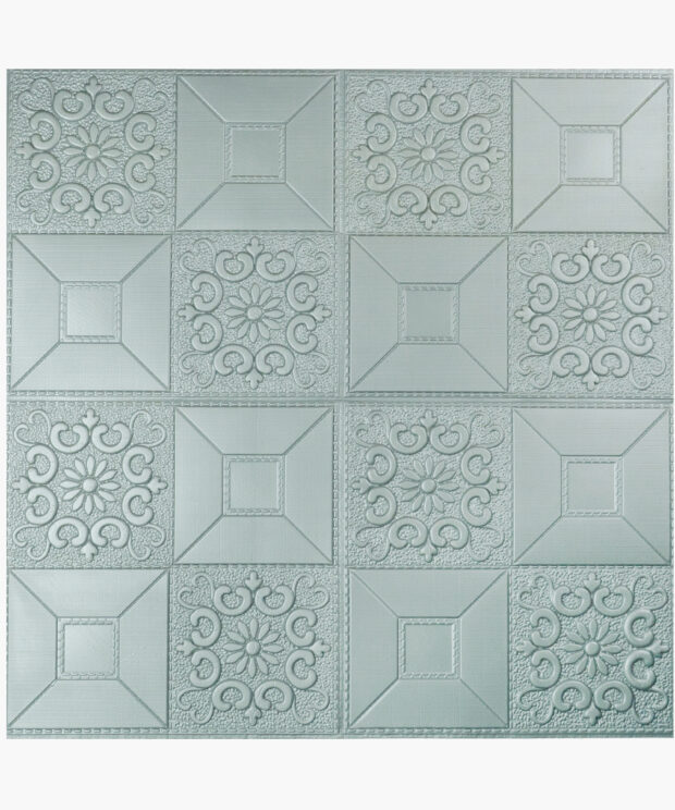 Panel Autoadhesivo Cuadro Primavera Plata