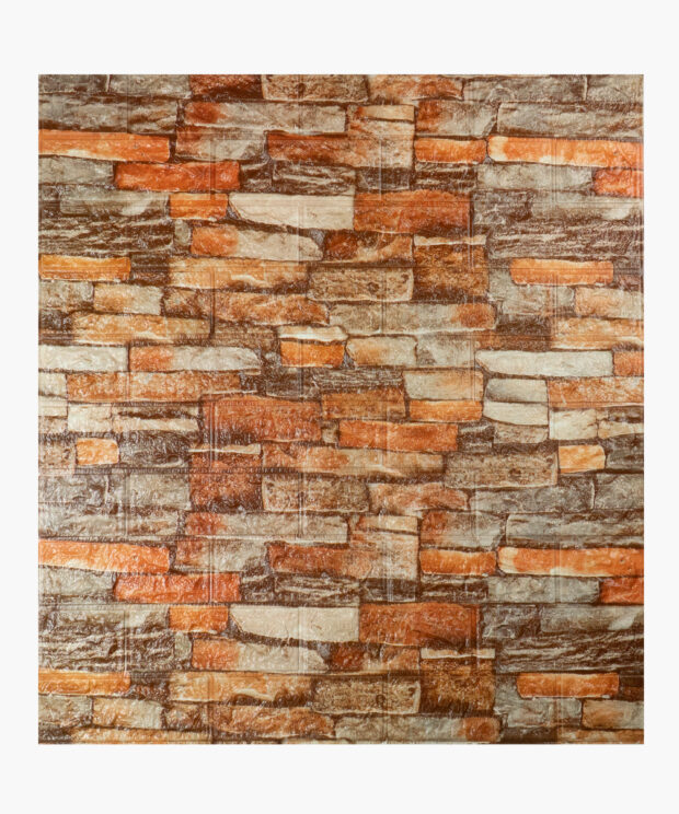 Panel Autoadhesivo Piedra Naranja