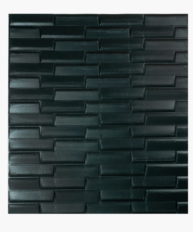 Panel Autoadhesivo Ladrillo Negro