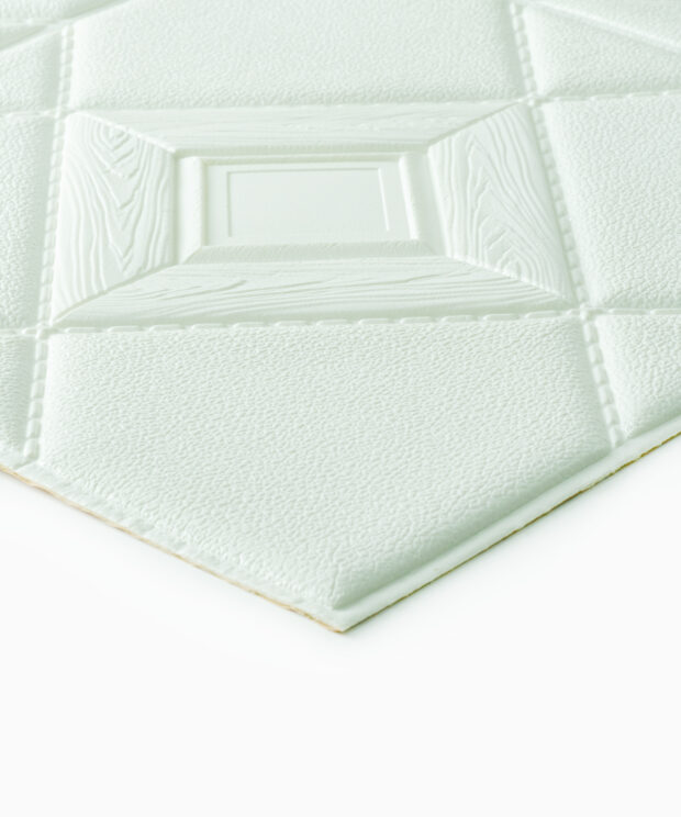 Panel Autoadhesivo Rombo Blanco